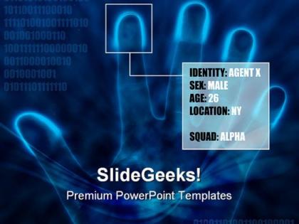 Identity info security powerpoint templates and powerpoint backgrounds 0211
