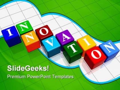 Innovation cubes business powerpoint templates and powerpoint backgrounds 0611