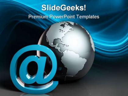 Internet access global powerpoint templates and powerpoint backgrounds 0311