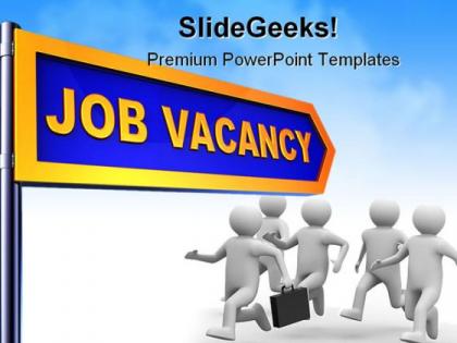 Job vacancy business powerpoint backgrounds and templates 1210