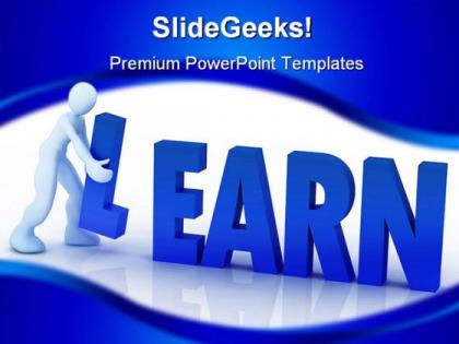 Learn education powerpoint templates and powerpoint backgrounds 0511