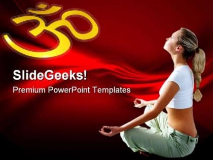 Meditation health powerpoint templates and powerpoint backgrounds 0711