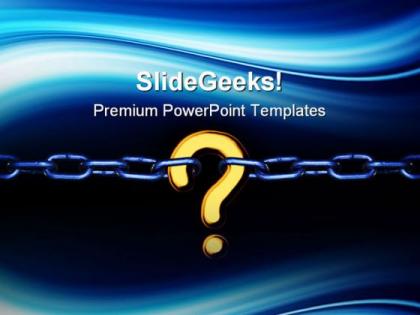 Missing link business powerpoint templates and powerpoint backgrounds 0711