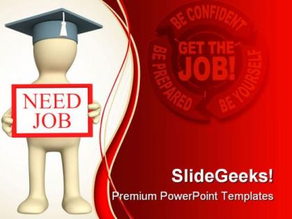Need job business powerpoint templates and powerpoint backgrounds 0411