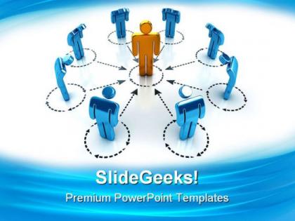 Network business powerpoint templates and powerpoint backgrounds 0411
