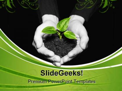 New life nature powerpoint templates and powerpoint backgrounds 0511