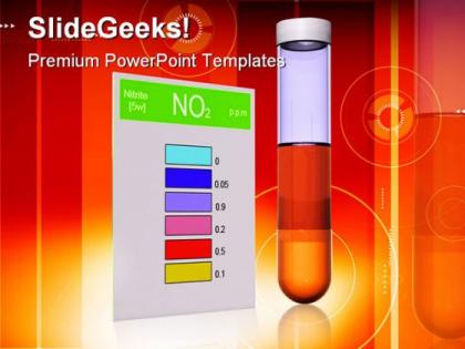 Nitrite test science powerpoint templates and powerpoint backgrounds 0211