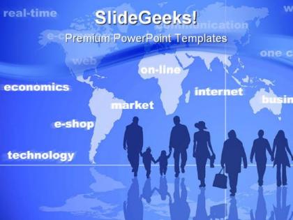 Online shopping technology powerpoint templates and powerpoint backgrounds 0311