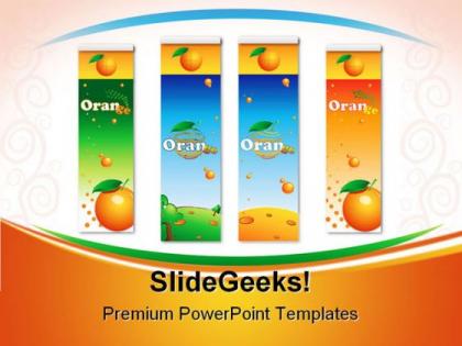 Orange juice health powerpoint templates and powerpoint backgrounds 0711