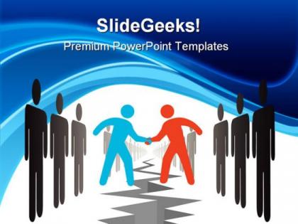 People settle agreement business powerpoint templates and powerpoint backgrounds 0311