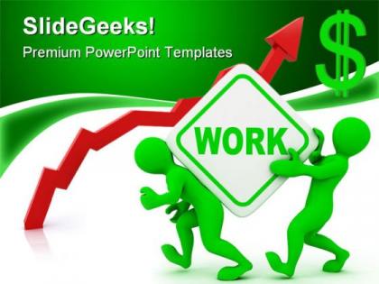 People with work metaphor powerpoint templates and powerpoint backgrounds 0211