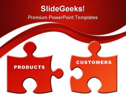 Products and customers business powerpoint templates and powerpoint backgrounds 0811