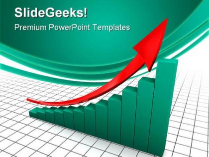 Raising charts business powerpoint templates and powerpoint backgrounds 0711