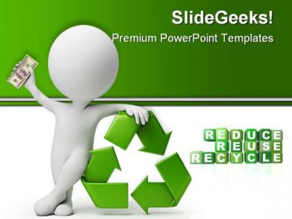 Recycle environment powerpoint templates and powerpoint backgrounds 0411