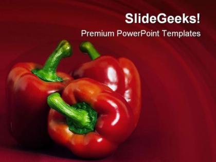 Red chilli food powerpoint templates and powerpoint backgrounds 0211
