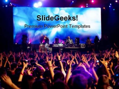 Rock concert music powerpoint templates and powerpoint backgrounds 0211