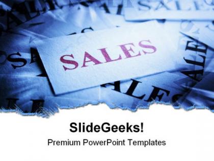 Sales marketing powerpoint templates and powerpoint backgrounds 0711