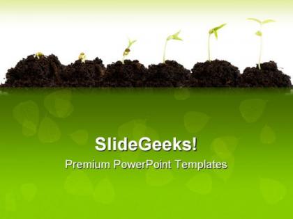 Sequence nature powerpoint templates and powerpoint backgrounds 0911