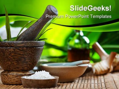 Spa and ayurvedic beauty powerpoint backgrounds and templates 1210