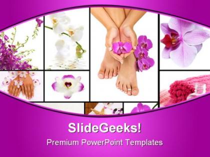 Spa collage beauty powerpoint templates and powerpoint backgrounds 0311