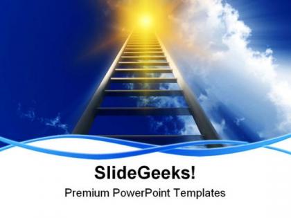 Stairway to heaven future powerpoint templates and powerpoint backgrounds 0811