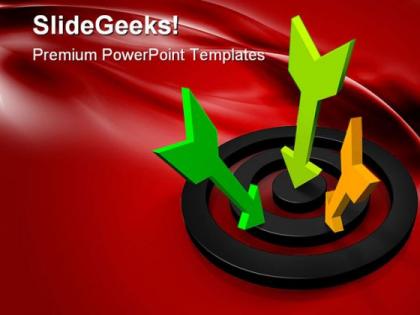 Target business powerpoint templates and powerpoint backgrounds 0611