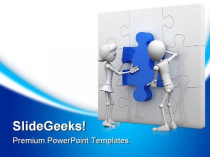 Teamwork03 business powerpoint templates and powerpoint backgrounds 0411