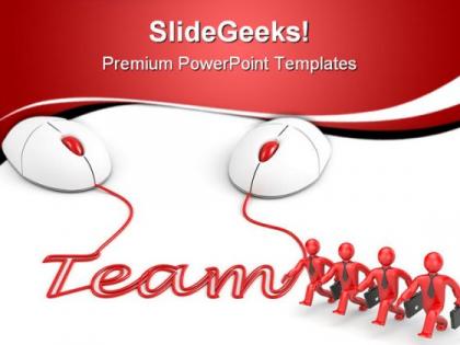 Teamwork concept business powerpoint templates and powerpoint backgrounds 0811