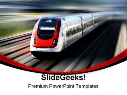 Train series travel powerpoint templates and powerpoint backgrounds 0811