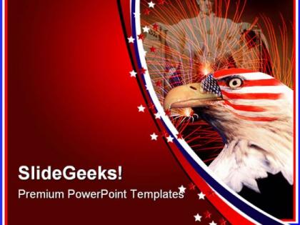 Tribute americana powerpoint templates and powerpoint backgrounds 0911