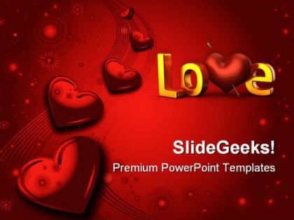 Valentines day wedding powerpoint templates and powerpoint backgrounds 0711