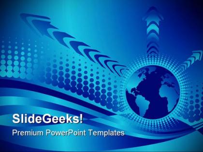 Vector globe abstract powerpoint templates and powerpoint backgrounds 0311