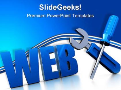 Web design internet powerpoint templates and powerpoint backgrounds 0111