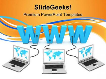 Www networking computer powerpoint templates and powerpoint backgrounds 0611