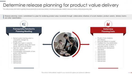 Q207 Agile Project Management Playbook Determine Release Planning For Product Value