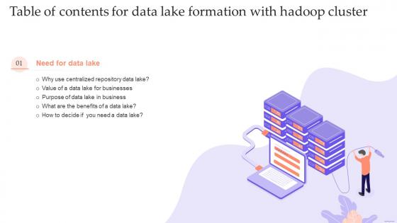 Q378 Table Of Contents For Data Lake Formation With Hadoop Cluster