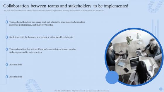 Q420 Collaboration Between Teams And Stakeholders To Be Implemented Dynamic Systems