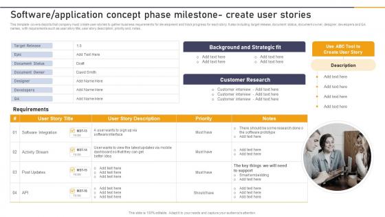 Q936 Software Application Concept Phase Milestone Create Enterprise Application Playbook