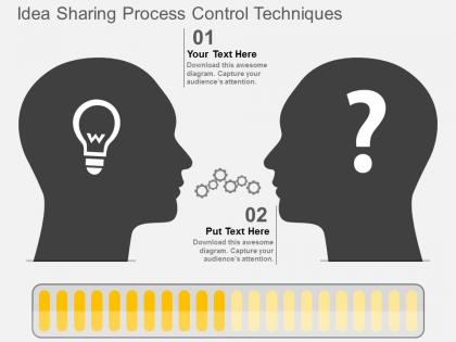 Qd idea sharing process control techniques flat powerpoint design