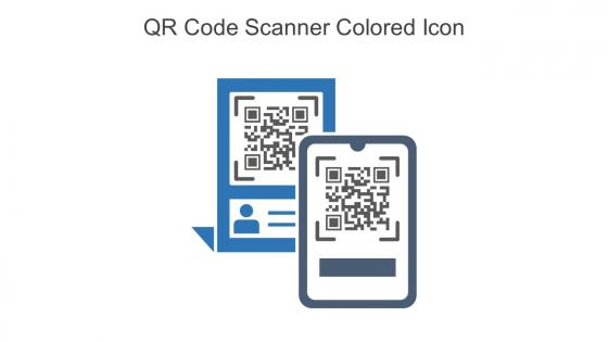 Qr Code Scanner Colored Icon In Powerpoint Pptx Png And Editable Eps Format