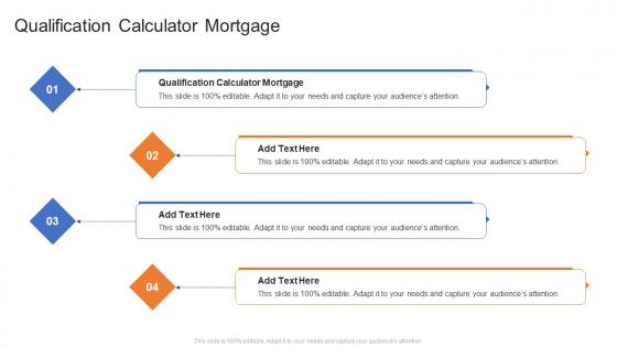 Qualification Calculator Mortgage In Powerpoint And Google Slides Cpb