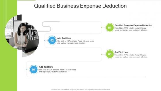 Qualified Business Expense Deduction In Powerpoint And Google Slides Cpb
