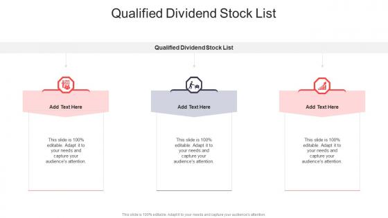 Qualified Dividend Stock List In Powerpoint And Google Slides Cpb
