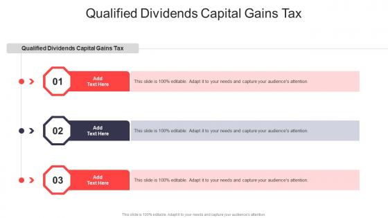 Qualified Dividends Capital Gains Tax In Powerpoint And Google Slides Cpb