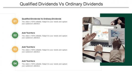 Qualified Dividends Vs Ordinary Dividends In Powerpoint And Google Slides Cpb
