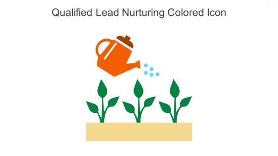Qualified Lead Nurturing Colored Icon In Powerpoint Pptx Png And Editable Eps Format