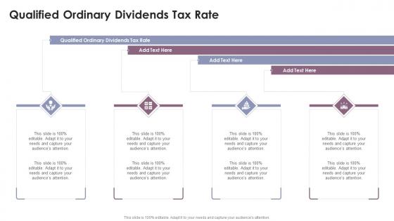 Qualified Ordinary Dividends Tax Rate In Powerpoint And Google Slides Cpb