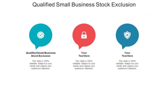 Qualified small business stock exclusion ppt powerpoint presentation model outline cpb