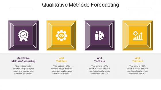 Qualitative Methods Forecasting Ppt Powerpoint Presentation Ideas Cpb