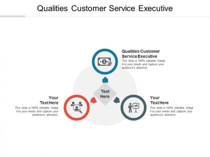 Qualities customer service executive ppt powerpoint presentation file gridlines cpb
